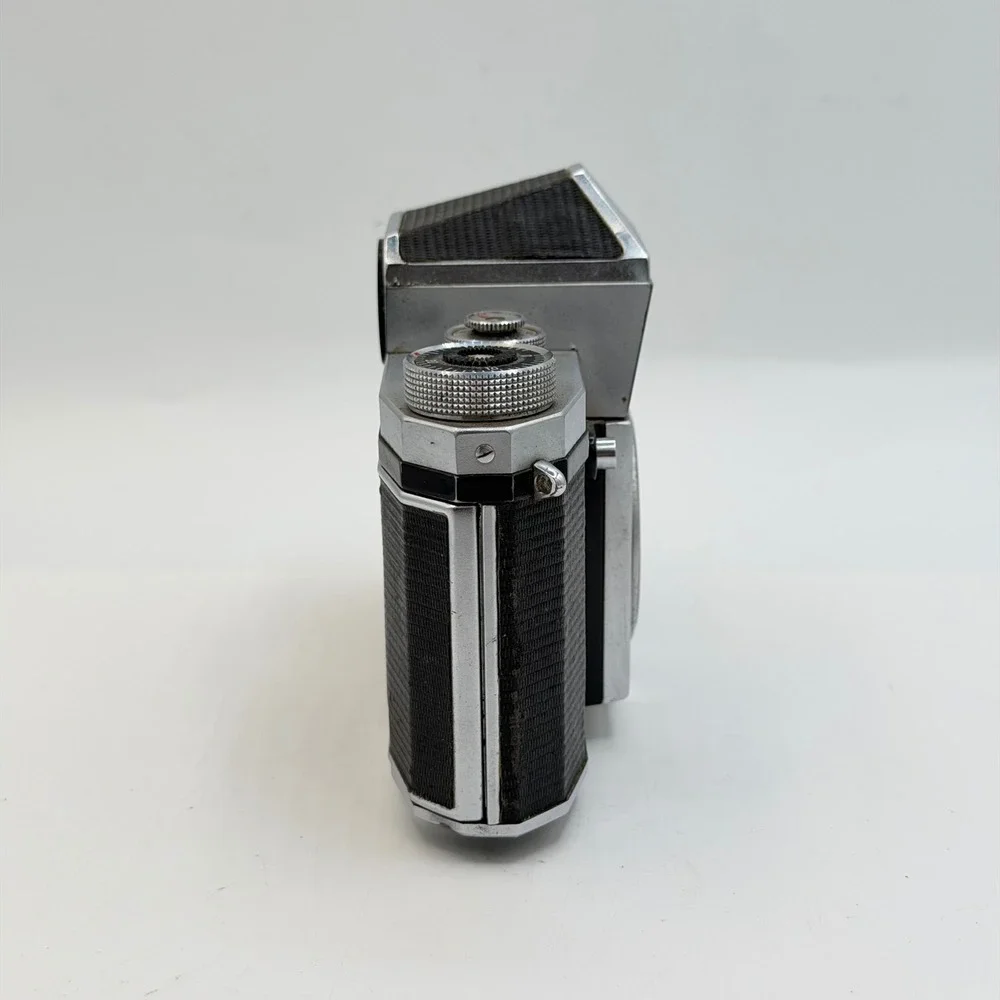 Vintage Praktica IV F 35mm SLR Film Camera Body Only Silver Black AS-IS Repair